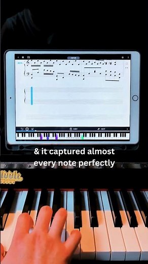 Real-Time Piano Transcription Is INSANE 🤯 #pianopractice #piano #music #pianotips #pianomusic