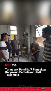 TERMASUK PEMILIK, 7 PENYEKAP KARYAWAN PERCETAKAN JADI TERSANGKA