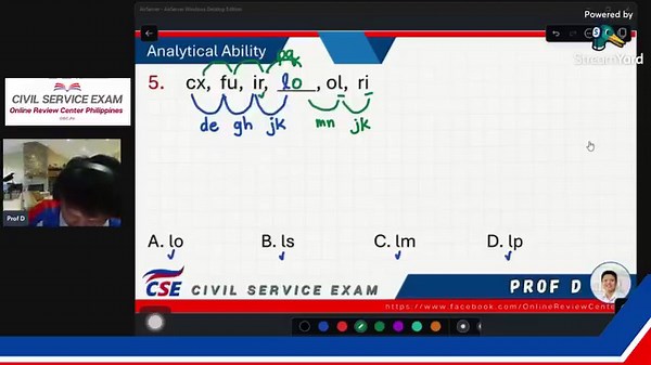 23K views · 645 reactions |  Civil Service Exam Review 2025: Number Series #5 by Prof D   Enrollment is now open for Civil Service Exam Intensive Coaching via ZOOM. Limited slots available, so don’t wait to secure your spot!  Message us for inquiries and more details. Let’s make your dreams a reality—see you there, future CSE Passer! ❤️ | ORC Online Review PH | Facebook