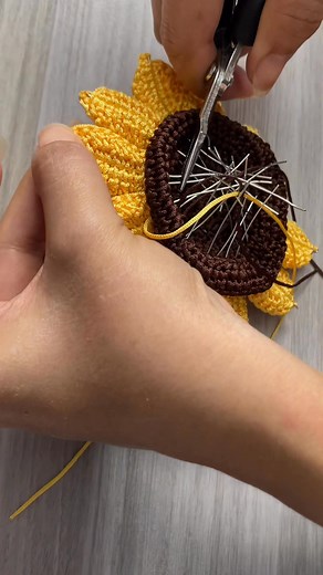11K views · 106 reactions | Making Crochet Sunflower Coin Purse | Abby’s Crochet StatiOn | Facebook