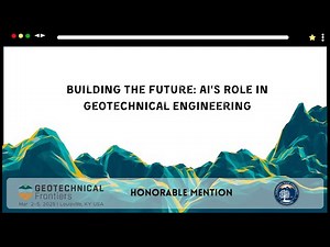 Building the Future AI Role in Geotechnical Engineering