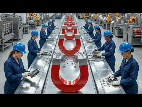 How Magnets Are Made in Factory | Complete Manufacturing Process