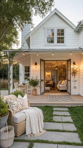 Simple & Elegant Rustic Style | Vintage Small Country Farmhouse Decor Tour.