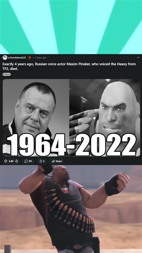 RIP Heavy's Russian voice actor