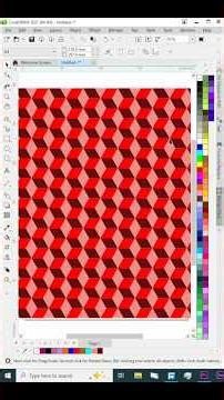 🎨 Create a Stunning 3D Cube Pattern in CorelDRAW