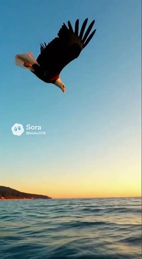 Eagle’s Incredible Dive: Stunning Real Footage of a Wild Eagle Hunting a Fish