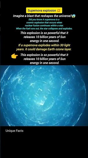 The Most Powerful Explosion in the Universe | Supernova explosion 💥😱