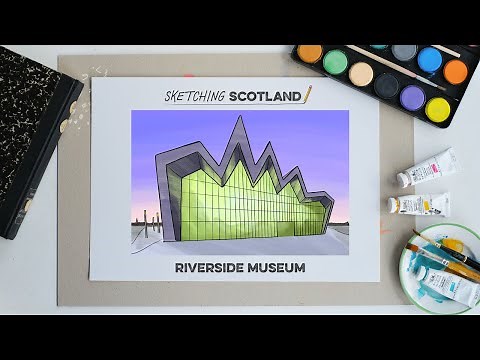 Sketching Scotland - Draw The Riverside Museum - Ep.6
