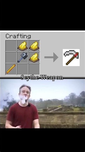 Scythe New Weapon Minecraft 🤯