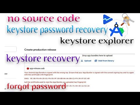 🔑 Fix Keystore Password Error in Android Studio | Recover Lost Keystore & Update App on Play Console
