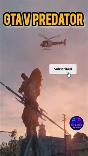 GTA 5 Predator Mod Battle#gta5 #gtav #gamingshorts #gaming #funnygameplay #predator #alien #gtaworld