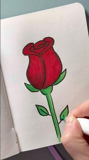 Draw a Perfect Rose 🌹 | Easy Step-by-Step Flower Drawing