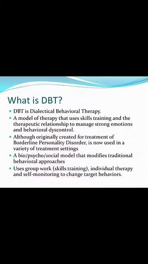 DBT: What it is Who it's for How it can help #DBT | DBT - Dialectical Behavioural Therapy
