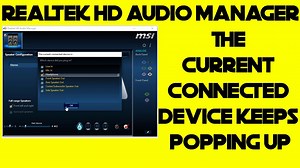 Realtek Audio Manager Msi Win 10