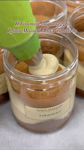 156K views · 1.1K reactions | Il Dolce da Passeggio di iginio Massari Alta Pasticceria al gusto Tiramisù. Una mousse al mascarpone e caffè si abbina con un savoiardo inzuppato in una bagna al caffè 100% arabica. nelle nostre pasticcerie di Brescia, Milano, Torino, Verona, Firenze e Roma e nei Pop-Up Store. #IginioMassari #AltaPasticceria #tiramisu | Debora Massari | Facebook