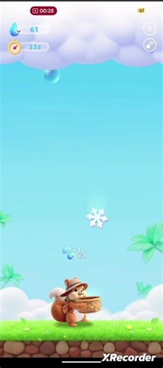 What does the ⭐ shield do in Water Fall mini game