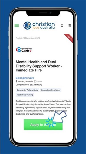 Support Worker Job at Belonging Care