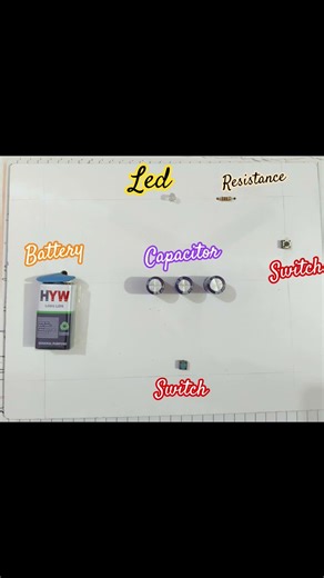 Charging capacitor science project class 10th | physics | #trending #viral #shorts #explore #project