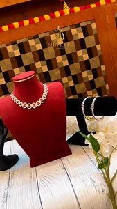 15K views · 110 reactions | ❤️Beautiful Silver Necklace And Bangles...