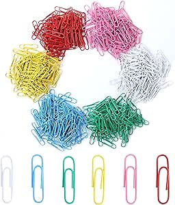 Mr. Pen- 1.3 Inch Paper Clips, 450 Pack - Small, Cute, Colored, Mini, Colorful