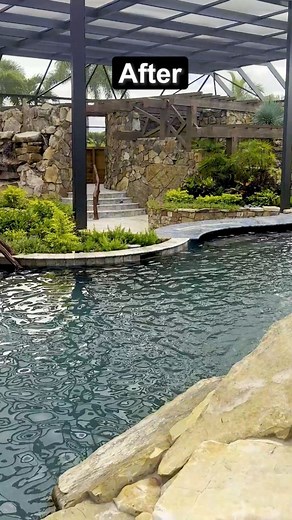 Insane Lazy River Pool with one of the Biggest Screened Enclosures in South Florida, nearing completion. We Design & Build Insane Pools! #insanepools #lucaslagoons #pool #poolparty #poolbuilders #backyard #insane #construction #lazyriver #builder #designer #poollife #poolconstruction #poolgoals #backyardgoals #luxurypool | Lucas Lagoons