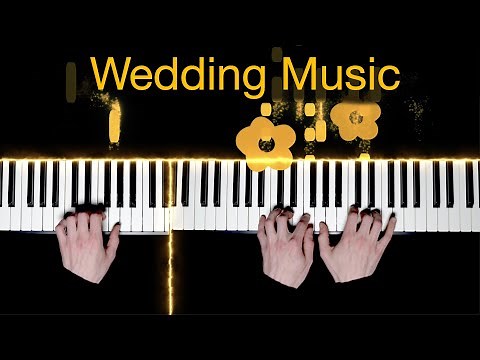 Most famous wedding music on a church organ - Beautiful organ music with particle effects