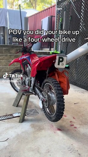 Transform Your CRF125F with Big Wheels for Adventure