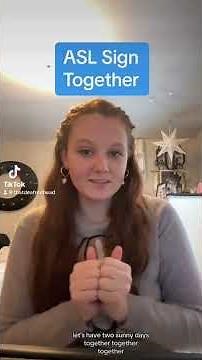 Learn How To Sign "Together" in ASL for Beginners | American Sign Language #shorts