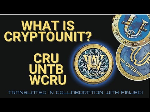 CRYPTOUNIT BLOCKCHAIN | CRU WCRU USDU UNTB | EVORICH