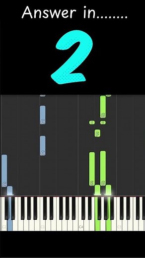 Guess the Song in 10 Seconds 🎹 Piano Challenge #1