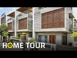 6 Compact Houses of 1,500 sq.ft Each Designed to Follow Vastu Principles (Home Tour).