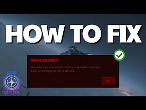How to Fix Star Citizen installer error - EASY FIX 🔥🟢
