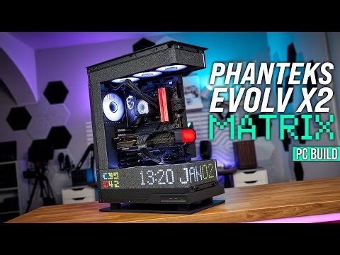 Phanteks Evolv X2 Matrix Build – Luxury PC Case Showcase
