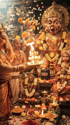 Ugra Narasimha #Hanuman #Shiva & Vinayaka Divine Darshan 🔱🙏 | Powerful Temple Miracle ✨