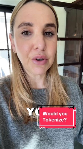 Let me know in the comments, would you #tokenize your #realestate? #cre2030 #decentralizedeverything #blockchain