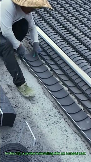 Sloped Roof Tile Installation: Basic Roofing Technique