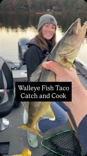 Marcus - Time on the Lake | Walleye Fish Taco Catch and Cook on the BBQ 🎣 #fishing #fish #walleye #catchandcook | Instagram