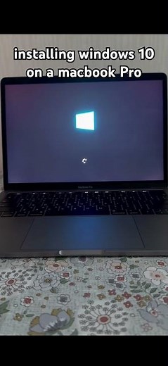 Installing windows on a Macbook Pro!!💻🍎#bootcamp #macbook #windows10