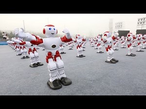 Dancing robots in China earn world record