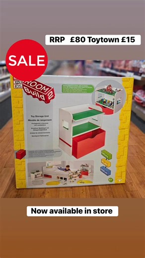 Now in store come grab a bargain !!! RRP £80 Toytown £15 Fantastic for Lego storage and play Keep eyes peeled we will post when instore | Toytown