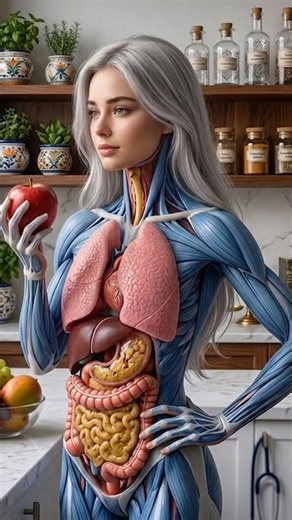 What Happens to Food Inside Your Body #3danimation #digestive #biology