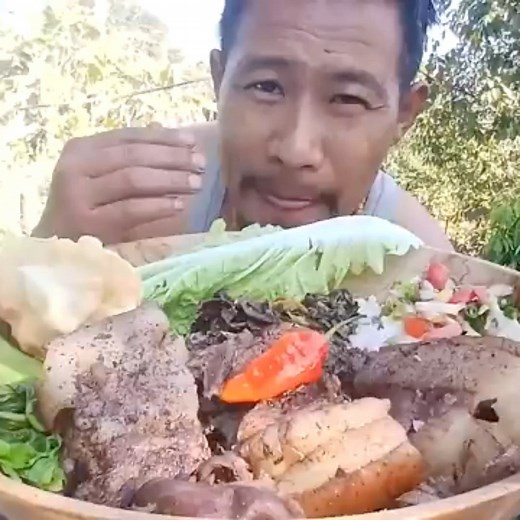 Eat local pork #vegetables #mukbang post | Naga Colls Vlog