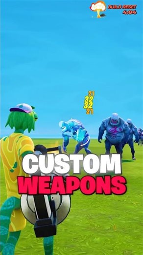 This Fortnite map lets you craft your own custom weapons!