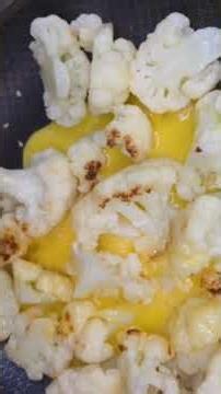 Crispy Cauliflower in Egg & Cheese