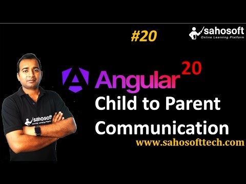 Parent to Child Communication in Angular 20 | Angular 20 Tutorial in Hindi | Sahosoft