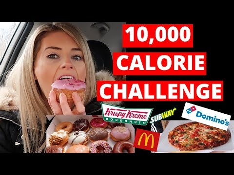 I Tried the 10,000 Calorie Challenge… AGAIN 😳💀 did not expect this