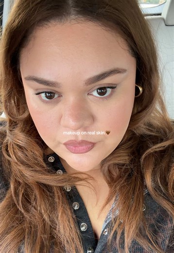 a soft everyday glam 🤎☕️ on a 28 year old girly #makeup #skincare #lipcombo #acnemakeup #makeuptutorial Products used: @Maybelline NY lip liner & gloss in toffee & sky high mascara @rhode skin blush in sleepy girl @NYX Professional Makeup bronzer Shopped at: @Ulta Beauty @sephora