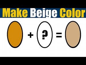 How To Make Color Beige Acrylic Paint