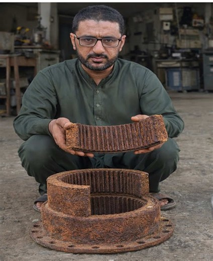 How to Repair a Broken Excavator Final Drive Ring Gear Hub