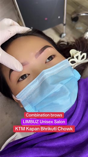 Combination brows / Combination eyebrows. 📍Location available on Google, Pathao, Indrive and other ride sharing app LIMBUZ Unisex Salon Saraswati Nagar Marga, Bhrikuti Chowk, Kapan Kathmandu Nepal🇳🇵 Call / watsapp:-  977-9810099369, Call:-  977-9763233856 #limbuzsalon #combinationbrows #combinationbrowsinnepal #combinationeyebrows #combinationbrowsinnepal